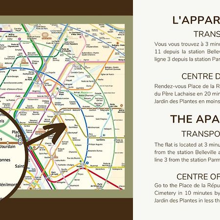 21.Appart 4Pers #Oberkampf#Belleville# Paris Exterior photo